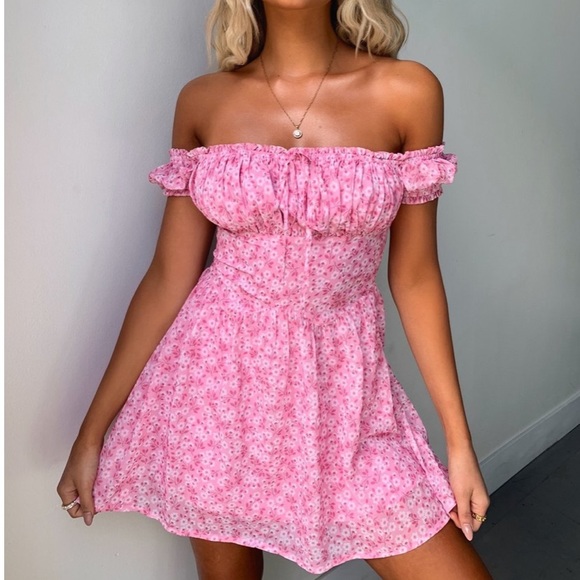 tiger mist pink dress
